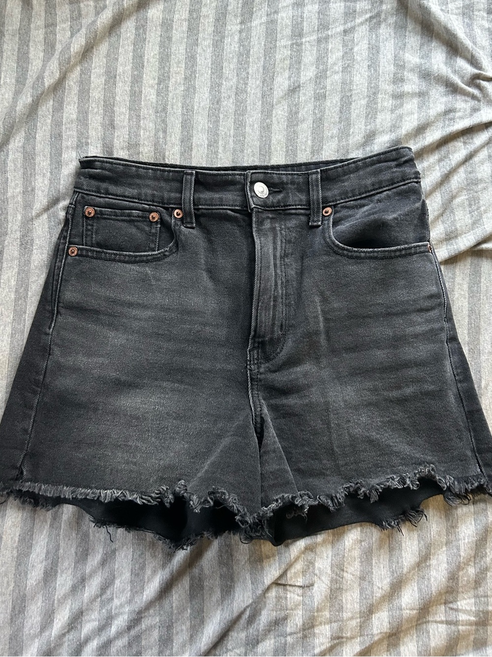 American Eagle Outfitters Black Denim Shorts